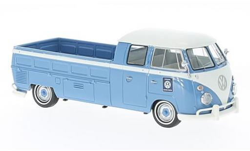 Coche miniatura Volkswagen T1 1/43 AutoCult Doppelkabine Langpritsche azul/blanco 1963 Volkswagen T1 1/43 AutoCult Doppelkabine Langpritsche azul/blanco 1963 coche miniatura