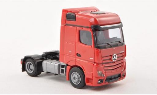 Coche miniatura Mercedes Actros 1/87 AWM 2 Bigspace/Aerop. rojo Solo-Zugmaschine 2-achsig rojo Mercedes Actros 1/87 AWM 2 Bigspace/Aerop. rojo Solo-Zugmaschine 2-achsig rojo coche miniatura