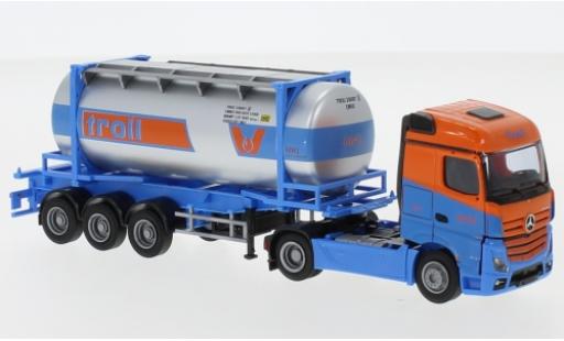 Coche miniatura Mercedes Actros 1/87 AWM 2 StreamSpace Troll 26'Swapbody-tracteur Mercedes Actros 1/87 AWM 2 StreamSpace Troll 26'Swapbody-tracteur coche miniatura