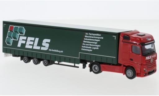 Coche miniatura Mercedes Actros 1/87 AWM 5 BigSpace/Aerop. Fels Jumbo-camion avec bache Mercedes Actros 1/87 AWM 5 BigSpace/Aerop. Fels Jumbo-camion avec bache coche miniatura