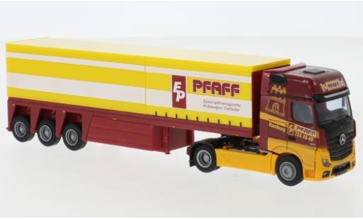 Coche miniatura Mercedes Actros 1/87 AWM 5 GigaSpace/Aerop. Pfaff Innenladersattelzug Mercedes Actros 1/87 AWM 5 GigaSpace/Aerop. Pfaff Innenladersattelzug coche miniatura