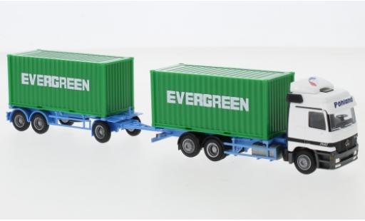 Coche miniatura Mercedes Actros 1/87 AWM L Evergreen 2x20 Co.-HZ Mercedes Actros 1/87 AWM L Evergreen 2x20 Co.-HZ coche miniatura