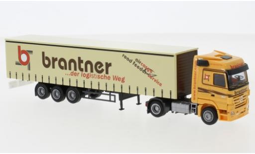 Coche miniatura Mercedes Actros 1/87 AWM LH/Aerop. Brantner G-KSZ Mercedes Actros 1/87 AWM LH/Aerop. Brantner G-KSZ coche miniatura