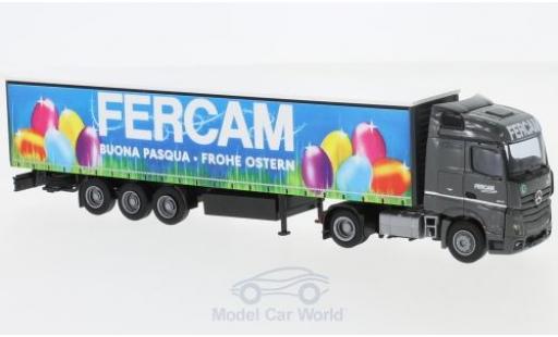 Coche miniatura Mercedes Actros 1/87 AWM 2 Stream./Aerop. FERCAM G-KSZ Mercedes Actros 1/87 AWM 2 Stream./Aerop. FERCAM G-KSZ coche miniatura