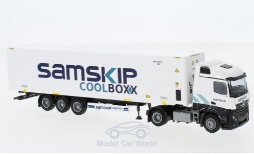 Coche miniatura Mercedes Actros 1/87 AWM 2 Stream. / Aerop. Samskip 45 Kühl-Co.-SZ Mercedes Actros 1/87 AWM 2 Stream. / Aerop. Samskip 45 Kühl-Co.-SZ coche miniatura