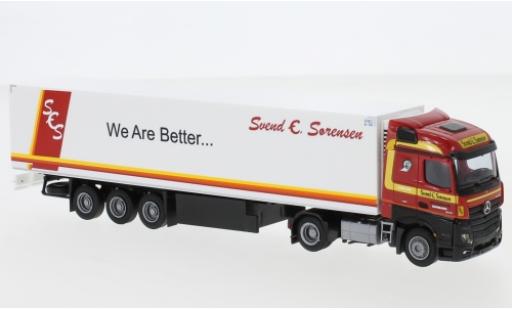Coche miniatura Mercedes Actros 1/87 AWM 2 Stream. Aerop. Svend Sörensen frais-KSZ Mercedes Actros 1/87 AWM 2 Stream. Aerop. Svend Sörensen frais-KSZ coche miniatura