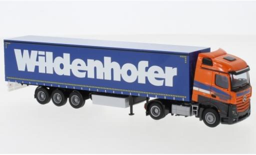 Coche miniatura Mercedes Actros 1/87 AWM 2 Stream. Aerop. Wildenhofer G-KSZ Mercedes Actros 1/87 AWM 2 Stream. Aerop. Wildenhofer G-KSZ coche miniatura
