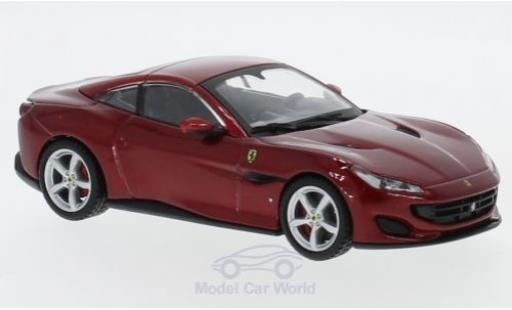 Coche miniatura Ferrari Portofino 1/43 Burago Cabriolet Signature rojo Ferrari Portofino 1/43 Burago Cabriolet Signature rojo coche miniatura