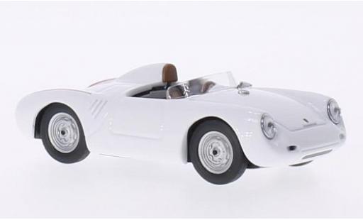 Coche miniatura Porsche 550 1/43 Best RS blanco 1957 Porsche 550 1/43 Best RS blanco 1957 coche miniatura
