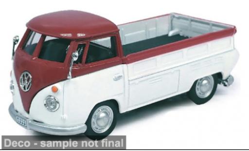 Coche miniatura Volkswagen T1 1/43 Cararama Pick Up weiss/rojo 1:43 Volkswagen T1 1/43 Cararama Pick Up weiss/rojo 1:43 coche miniatura