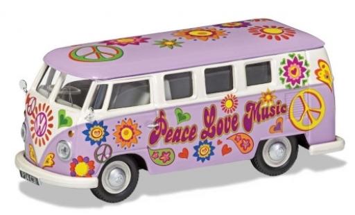 Coche miniatura Volkswagen T1 1/43 Corgi Camper Peace Love & Music Volkswagen T1 1/43 Corgi Camper Peace Love & Music coche miniatura