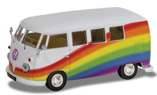 Coche miniatura Volkswagen T1 1/43 Corgi Camper Peace Love & Rainbows Volkswagen T1 1/43 Corgi Camper Peace Love & Rainbows coche miniatura