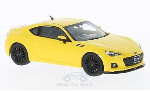 Coche miniatura Subaru BRZ 1/43 First 43 Models STI tS amarillo RHD 2013 Subaru BRZ 1/43 First 43 Models STI tS amarillo RHD 2013 coche miniatura