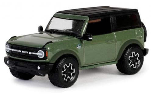 Coche miniatura Ford Bronco 1/64 Greenlight Outer Banks grün 2023 1:64 Ford Bronco 1/64 Greenlight Outer Banks grün 2023 1:64 coche miniatura