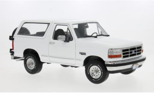 Coche miniatura Ford Bronco 1/18 Greenlight XLT weiss 1993 1:18 Ford Bronco 1/18 Greenlight XLT weiss 1993 1:18 coche miniatura