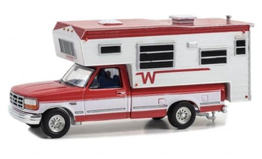 Coche miniatura Ford F-250 1/64 Greenlight rojo/weiss 1995 1:64 Ford F-250 1/64 Greenlight rojo/weiss 1995 1:64 coche miniatura