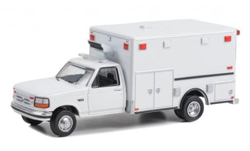 Coche miniatura Ford F-350 1/64 Greenlight Ambulance weiss 1992 1:64 Ford F-350 1/64 Greenlight Ambulance weiss 1992 1:64 coche miniatura
