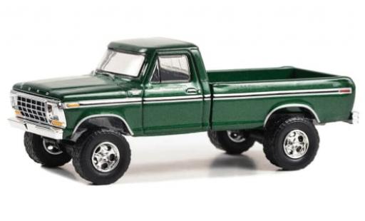 Coche miniatura Ford F-350 1/64 Greenlight Custom metallise grün 1979 1:64 Ford F-350 1/64 Greenlight Custom metallise grün 1979 1:64 coche miniatura