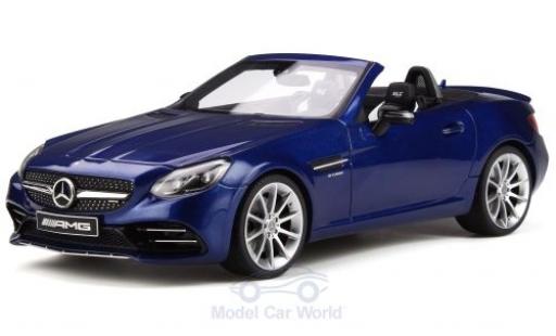 Coche miniatura Mercedes Classe C 1/18 GT Spirit AMG SLC 43 (R172) metalico azul 2016 Mercedes Classe C 1/18 GT Spirit AMG SLC 43 (R172) metalico azul 2016 coche miniatura