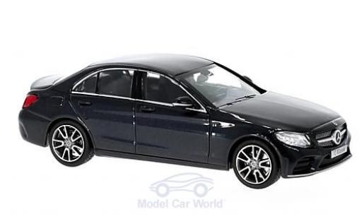 Coche miniatura Mercedes Classe C 1/43 Norev Mopf (W205) metalico azul Mercedes Classe C 1/43 Norev Mopf (W205) metalico azul coche miniatura