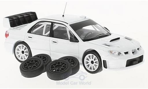 Coche miniatura Subaru Impreza 1/43 IXO S12B blanco 2008 Plain Body Version inklusive 4 Ersatzräder Subaru Impreza 1/43 IXO S12B blanco 2008 Plain Body Version inklusive 4 Ersatzräder coche miniatura