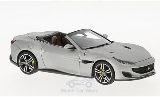 Coche miniatura Ferrari Portofino 1/43 Look Smart matt-aluminium Ferrari Portofino 1/43 Look Smart matt-aluminium coche miniatura