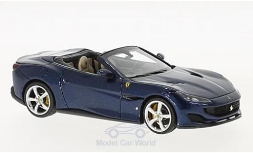Coche miniatura Ferrari Portofino 1/43 Look Smart metalico azul Ferrari Portofino 1/43 Look Smart metalico azul coche miniatura