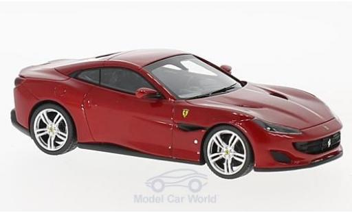 Coche miniatura Ferrari Portofino 1/43 Look Smart metalico rojo Ferrari Portofino 1/43 Look Smart metalico rojo coche miniatura