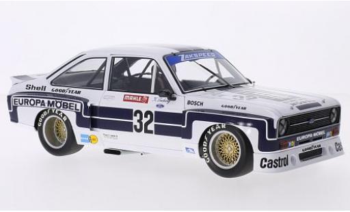 Coche miniatura Ford Escort 1/18 Minichamps II RS 1800 No.32 Europa Möbel DRM Nürburgring 1976 K.Ludwig Ford Escort 1/18 Minichamps II RS 1800 No.32 Europa Möbel DRM Nürburgring 1976 K.Ludwig coche miniatura