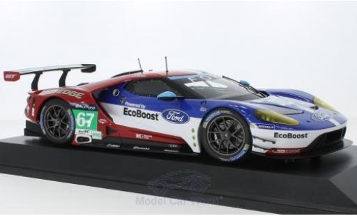 Coche miniatura Ford GT 1/18 Minichamps No.67 Chip Ganassi Racing UK 24h Le Mans 2016 M.Franchitti/A.Priaulx/H.Tincknell Ford GT 1/18 Minichamps No.67 Chip Ganassi Racing UK 24h Le Mans 2016 M.Franchitti/A.Priaulx/H.Tincknell coche miniatura