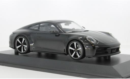 Coche miniatura Porsche 992 1/18 Minichamps 911 (.2) Carrera Coupe schwarz 2024 1:18 Porsche 992 1/18 Minichamps 911 (.2) Carrera Coupe schwarz 2024 1:18