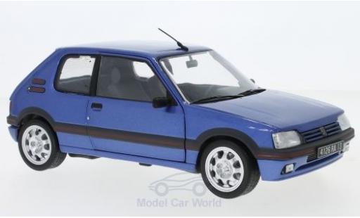 Coche miniatura Peugeot 205 GTI 1/18 Norev GTi 1.9 metalico azul 1992 Peugeot 205 GTI 1/18 Norev GTi 1.9 metalico azul 1992 coche miniatura