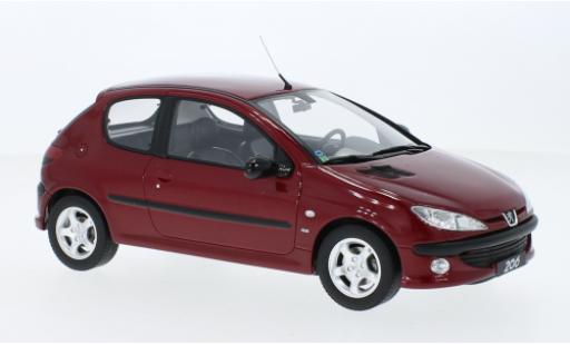 Coche miniatura Peugeot 206 1/18 Ottomobile S16 rouge 1999 Peugeot 206 1/18 Ottomobile S16 rouge 1999 coche miniatura