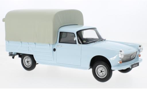Coche miniatura Peugeot 404 1/18 Ottomobile Pick-Up Bache azul clair 1967 Peugeot 404 1/18 Ottomobile Pick-Up Bache azul clair 1967 coche miniatura