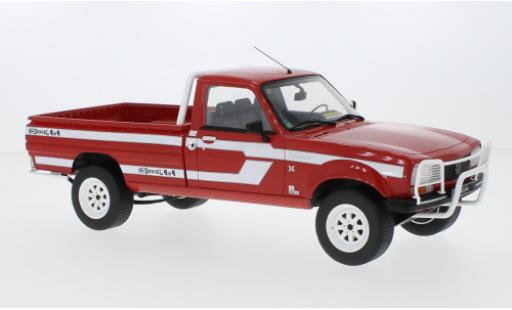 Coche miniatura Peugeot 504 1/18 Ottomobile Pick Up Dangel rouge 1993 Peugeot 504 1/18 Ottomobile Pick Up Dangel rouge 1993 coche miniatura