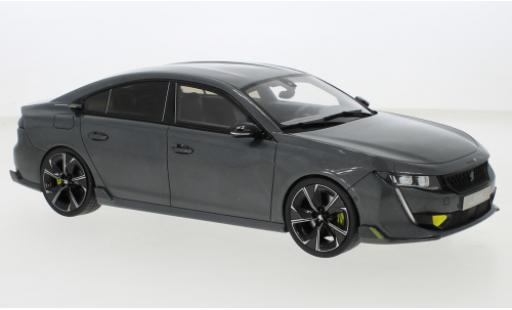 Coche miniatura Peugeot 508 1/18 Ottomobile Sport Engineered metallise gris 2020 Peugeot 508 1/18 Ottomobile Sport Engineered metallise gris 2020 coche miniatura