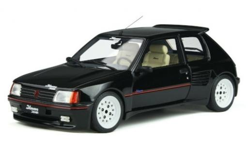Coche miniatura Peugeot 205 1/18 Ottomobile Dimma Design negro/Dekor 1989 Peugeot 205 1/18 Ottomobile Dimma Design negro/Dekor 1989 coche miniatura
