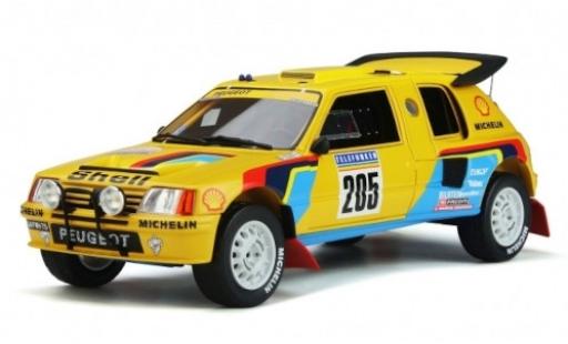 Coche miniatura Peugeot 205 1/18 Ottomobile T16 Grand Raid No. S Rally Paris Dakar 1987 A.Vatanen/B.Giroux Peugeot 205 1/18 Ottomobile T16 Grand Raid No. S Rally Paris Dakar 1987 A.Vatanen/B.Giroux coche miniatura