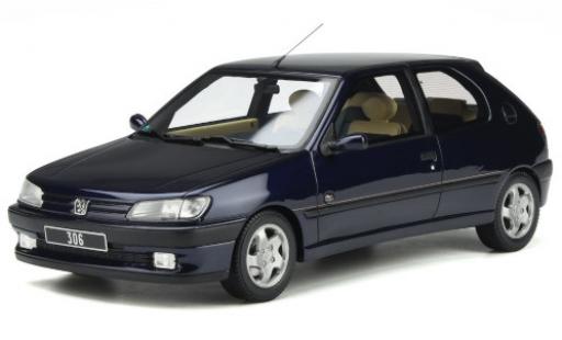 Coche miniatura Peugeot 306 1/18 Ottomobile Eden Park metalico azul 1995 Peugeot 306 1/18 Ottomobile Eden Park metalico azul 1995 coche miniatura