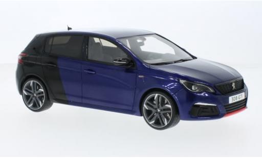 Coche miniatura Peugeot 308 1/18 Ottomobile GTI metallise blau/schwarz 2018 1:18 Peugeot 308 1/18 Ottomobile GTI metallise blau/schwarz 2018 1:18 coche miniatura