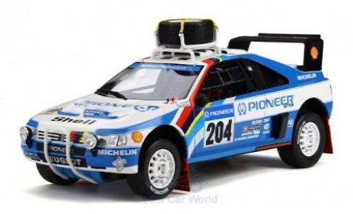 Coche miniatura Peugeot 405 1/18 Ottomobile T16 Grand Raid No.204 Rallye Paris Dakar 1989 A.Vatanen/B.Berglund Peugeot 405 1/18 Ottomobile T16 Grand Raid No.204 Rallye Paris Dakar 1989 A.Vatanen/B.Berglund coche miniatura