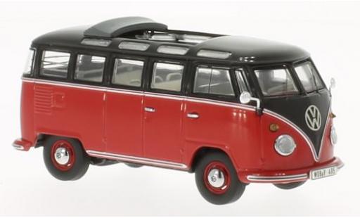 Coche miniatura Volkswagen T1 1/43 Premium ClassiXXs Samba rojo/negro Volkswagen T1 1/43 Premium ClassiXXs Samba rojo/negro coche miniatura