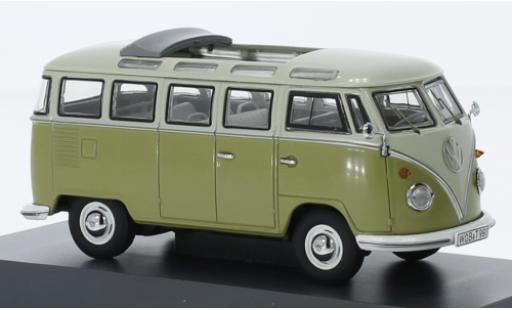 Coche miniatura Volkswagen T1 1/43 Schuco Samba la chaux/gris clair 1952 Volkswagen T1 1/43 Schuco Samba la chaux/gris clair 1952 coche miniatura