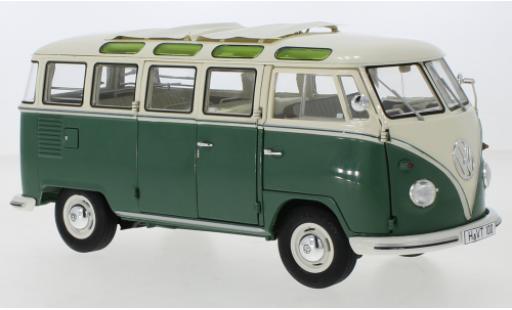 Coche miniatura Volkswagen T1 1/18 Schuco b Samba verde/blanco Volkswagen T1 1/18 Schuco b Samba verde/blanco coche miniatura