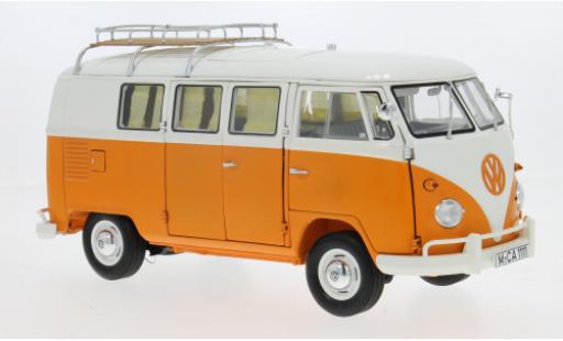 Coche miniatura Volkswagen T1 1/18 Schuco Camper naranja/weiss 1:18 Volkswagen T1 1/18 Schuco Camper naranja/weiss 1:18 coche miniatura