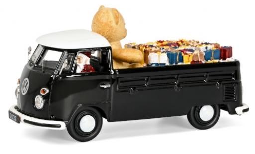 Coche miniatura Volkswagen T1 1/43 Schuco Pritsche negro/blanco Christmas Edition 2020 avec charge et figurine de conducteur Volkswagen T1 1/43 Schuco Pritsche negro/blanco Christmas Edition 2020 avec charge et figurine de conducteur coche miniatura
