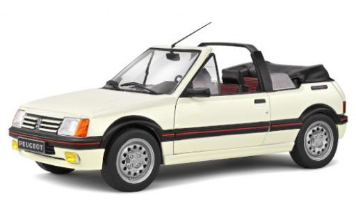 Coche miniatura Peugeot 205 1/18 Solido CTI blanco 1986 Peugeot 205 1/18 Solido CTI blanco 1986 coche miniatura