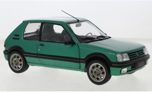 Coche miniatura Peugeot 205 1/18 Solido GTI Griffe metallise verde 1992 Peugeot 205 1/18 Solido GTI Griffe metallise verde 1992 coche miniatura