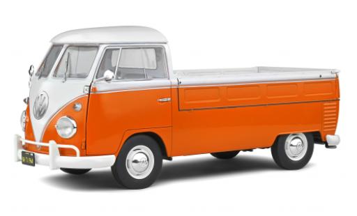 Coche miniatura Volkswagen T1 1/18 Solido Pritsche naranja/blanco 1950 Volkswagen T1 1/18 Solido Pritsche naranja/blanco 1950 coche miniatura