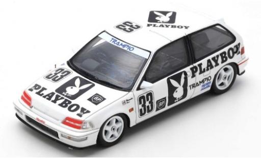 Coche miniatura Honda Civic 1/43 Spark (EF9) RHD No.33 Playboy JTC Autopolis 1991 Y.Muramatsu/T.Hara Honda Civic 1/43 Spark (EF9) RHD No.33 Playboy JTC Autopolis 1991 Y.Muramatsu/T.Hara coche miniatura